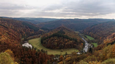 Landmark of Bouillon in Belgiumの写真素材
