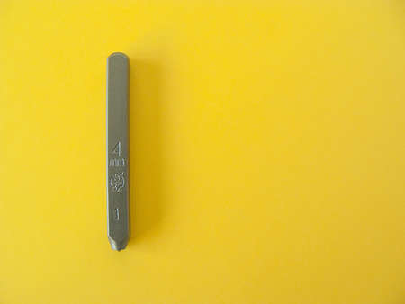 digital stamp steel for marking. metalwork tools.の写真素材