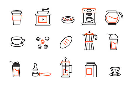 coffee icon designのイラスト素材