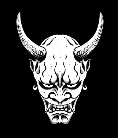 oni mask of japanese demons culture