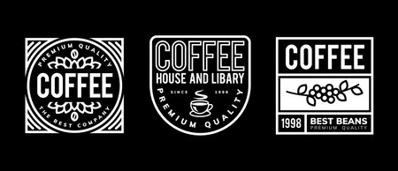 coffee logo templateのイラスト素材