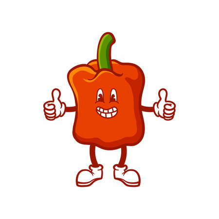 Cute cartoon paprika characterのイラスト素材