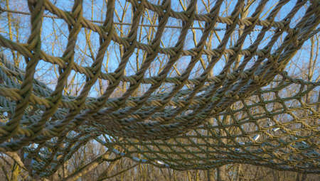 Green net of children's playの写真素材