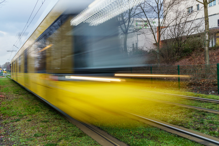 High-speed tram in Germanyの写真素材