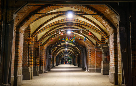 Old brick tunnel in Berlin