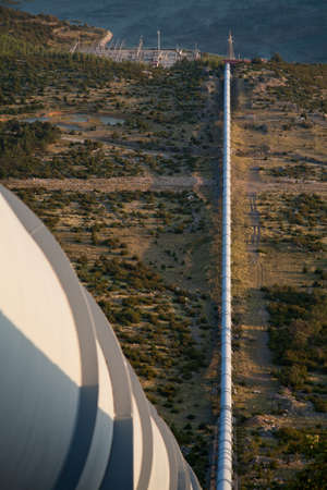 Pumped storage power plant in Croatiaの写真素材