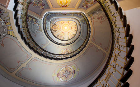 Stairs in art nouveauのeditorial素材