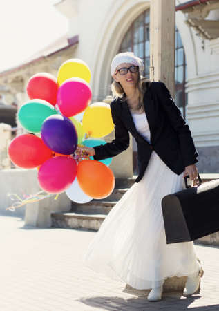 Young woman is ready for big changesの写真素材
