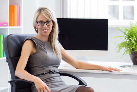 Portrait of young confident businesswoman  の写真素材