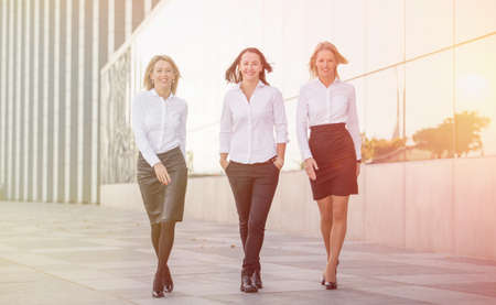 Business women walkingの写真素材