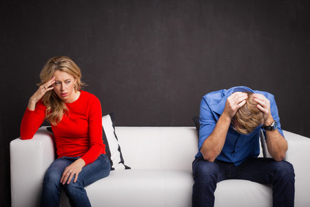 Couple having problems in their relationship
