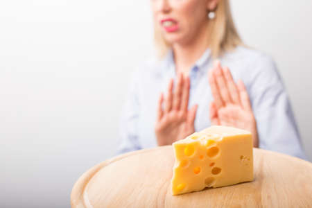Cheese allergiesの写真素材