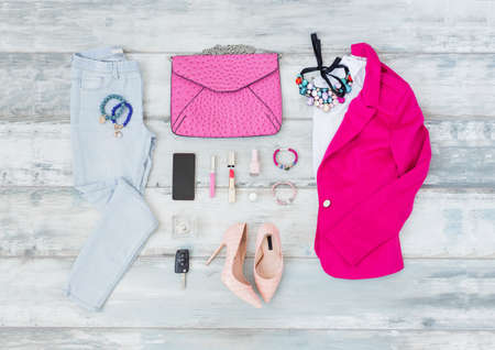 Stylish cloathing for womenの写真素材
