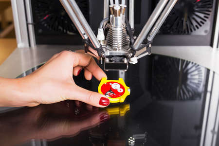 3D printer printed watchの写真素材