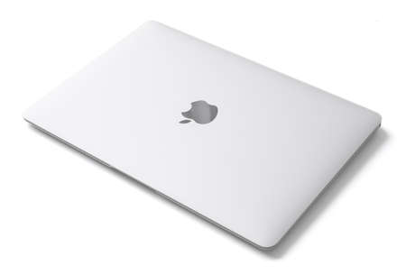 RIGA, LATVIA - December 29, 2016: Macbook laptop computer.のeditorial素材