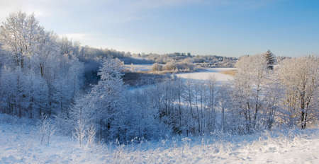 Winter landscapeの写真素材