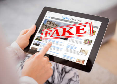 Fake newsの写真素材