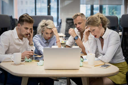 Business disasterの写真素材