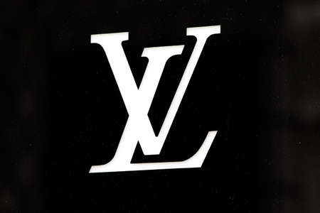 Rome, Italy - May 13, 2018: Louis Vuitton fashion store in Rome.のeditorial素材