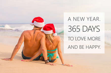 Inspirational New Years quote for couplesの写真素材