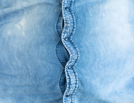 Shirt of an overweight fat manの写真素材