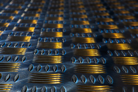 Abstract pattern or ready metal products in industrial factoryの写真素材