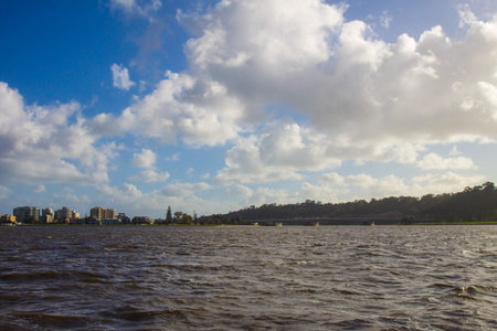 River view in Perth, Australia.
