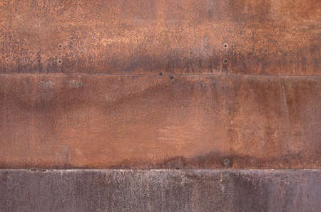 Rust metal texture background. Grunge metal with rivets background. Close up.の写真素材