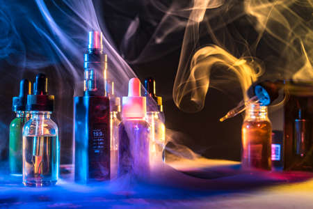 Vape Concept. Liquids for Vape.の写真素材