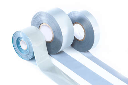 Overall strips for transport. Reflective tape for contour marking of transport. Fluorescent tape for marking the outlines of the transport. Signal light reflectors.の写真素材