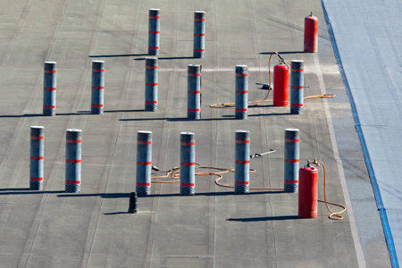 Roof repair. Bituminous roof. Gas burners and Tar rolls on the roof. Installation of a protective...