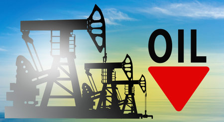 Sharp decline in oil prices. Crisis in the world oil market. Collapse of the oil market. The decline...