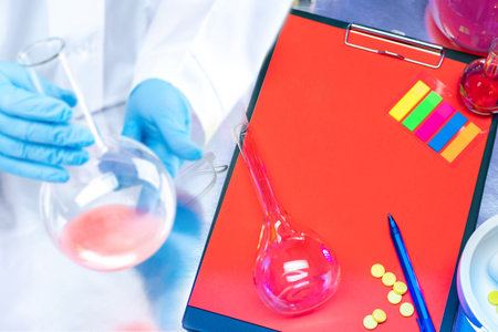 Pharmacology. Doctor is preparing a prescription medicine. Pharmacologist is developing a vaccine....