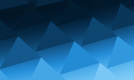 Background textures blue. Background from triangles of different colors. Gradient from blue to black. Texture consists of triangles. Abstract dark patern. multi color mesh gradient for backdrop.の写真素材