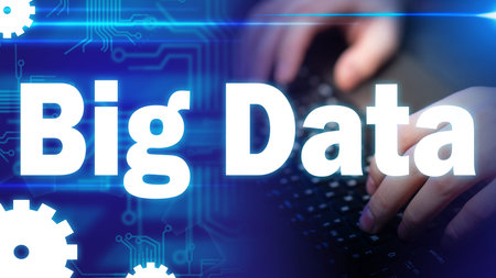 Big Data Specialist. Concept - computer science. Big data collection and processing. IT development....