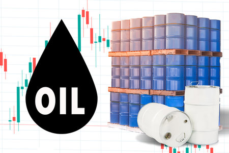 Logoti oil symbolizes a drop. Oil is stored in multi-colored barrels. The schedule is gradually...