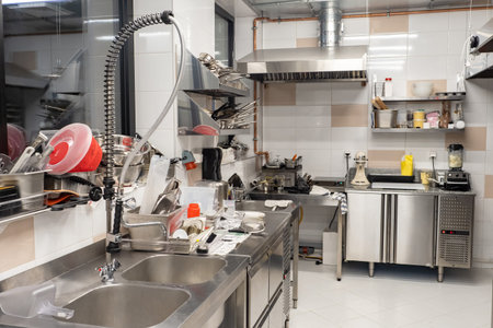 Confectionery shop without people. Concept - work in a confectionery shop. Career as a pastry chef...