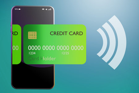 Payments in mobile app. Payment using smartphone. Contactless payments. Banking application for...