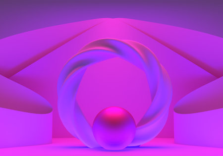 Background for art presentation of goods. 3d abstract background. Abstract podium stand for product...