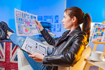 Work as a designer. Development of financial app. The designer looks at the corrections sent....