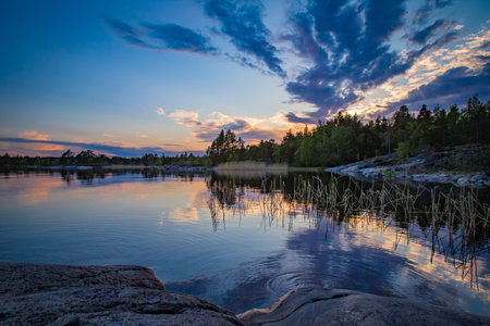 Karelia. Russia. Ladoga. Scenery. The nature of Karelia. Northern nature. Travel to Karelia....
