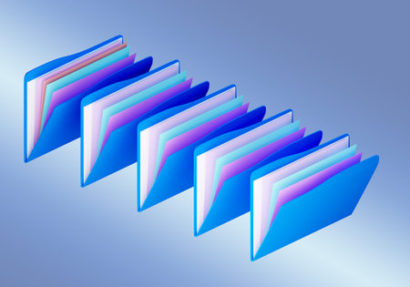 Big data collection concept. Storage and processing of big data. Working with virtual data....