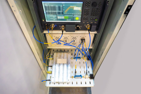 Engineering Laboratory. Scientific research lab. Measuring instrument in the laboratory. Scientific...