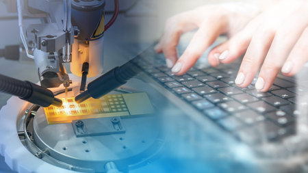 Machine for creating digital boards. Manufacturing of computer boards. PCB manufacturing. PCB next...