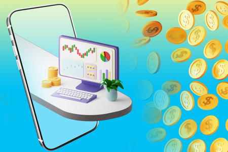 Earning online. Online investments. investment business. Investments of capital via the Internet....