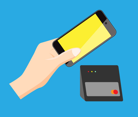 mobile payのイラスト素材