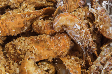 fried prawnの写真素材