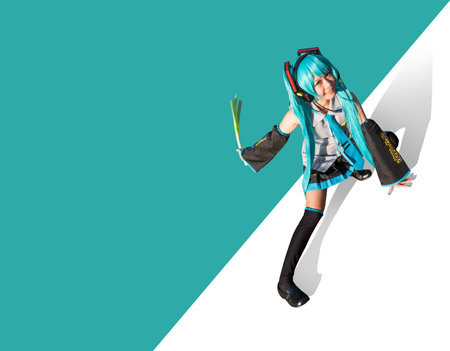 Miku Hatsune cosplay