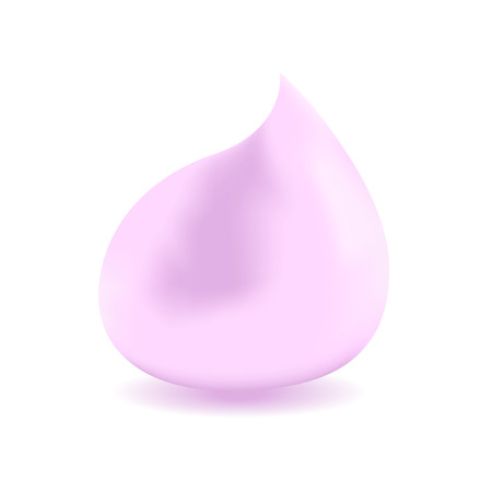 Vector White moisturizer Foam Cream Mousse Soap Lotion . moisturizer collagen Foam Cream Mousse single versionのイラスト素材