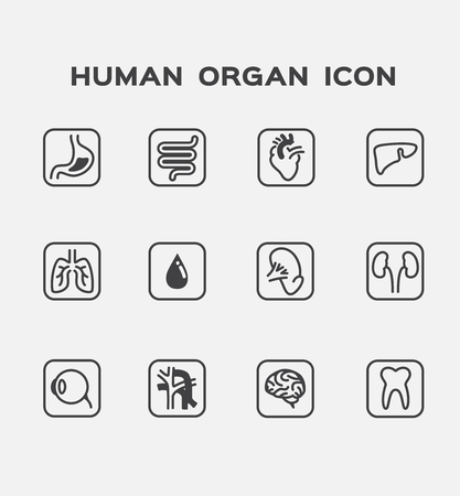 organ icon vectorのイラスト素材